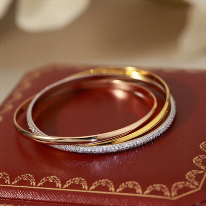 [ELAN LUXE]TRINITY 2.8MM SMALL BRACELET