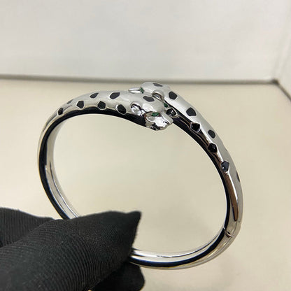 [ELAN LUXE]PANTHERE DOUBLE HEADED OPEN BRACELET