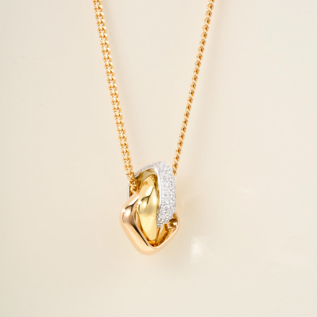 [ELAN LUXE]TRINITY CUSHION NECKLACE COLLECTION