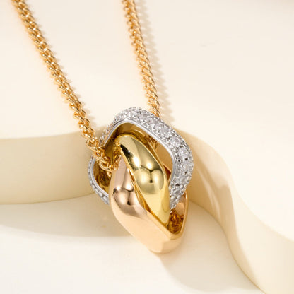 [ELAN LUXE]TRINITY CUSHION NECKLACE COLLECTION