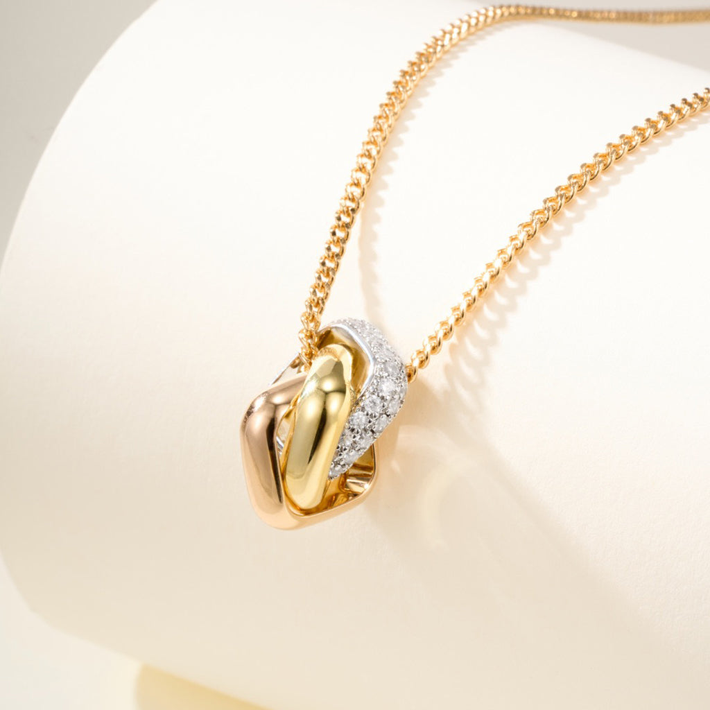 [ELAN LUXE]TRINITY CUSHION NECKLACE COLLECTION