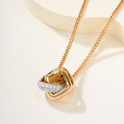 [ELAN LUXE]TRINITY CUSHION NECKLACE COLLECTION