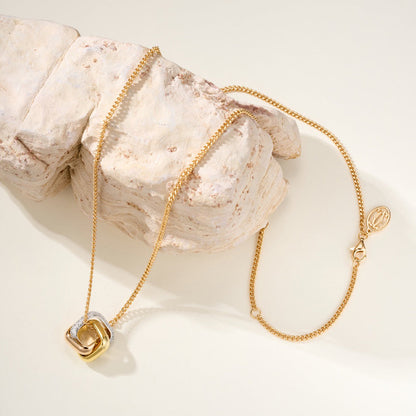 [ELAN LUXE]TRINITY CUSHION NECKLACE COLLECTION