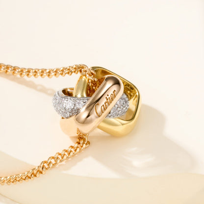 [ELAN LUXE]TRINITY CUSHION NECKLACE COLLECTION