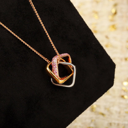 [ELAN LUXE]TRINITY CUSHION NECKLACE COLLECTION
