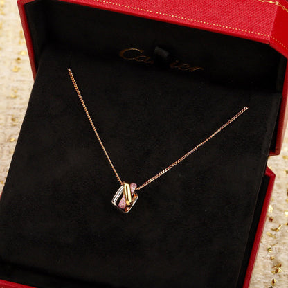 [ELAN LUXE]TRINITY CUSHION NECKLACE COLLECTION