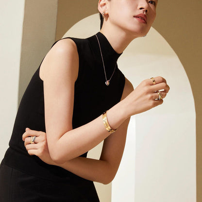 [ELAN LUXE]TRINITY CUSHION NECKLACE COLLECTION