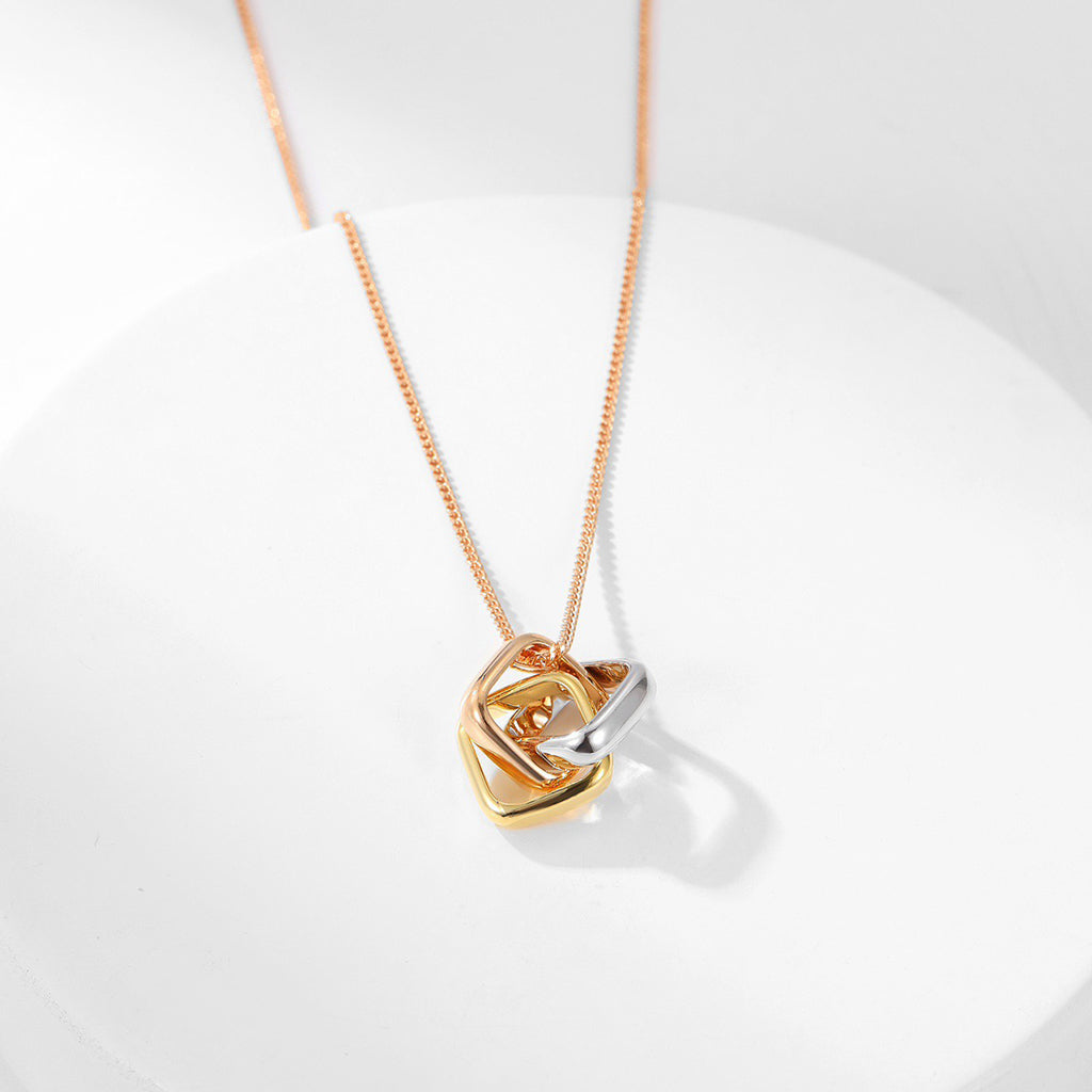 [ELAN LUXE]TRINITY CUSHION NECKLACE COLLECTION