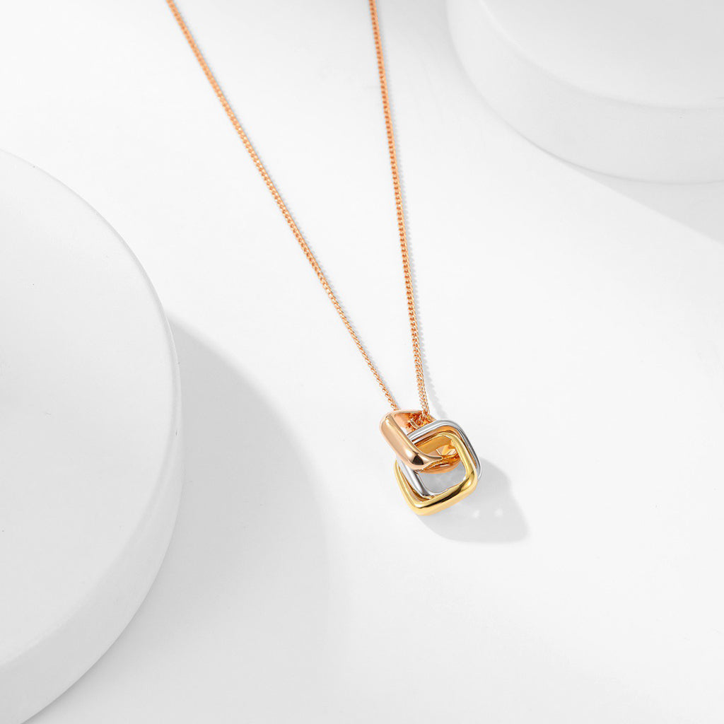 [ELAN LUXE]TRINITY CUSHION NECKLACE COLLECTION