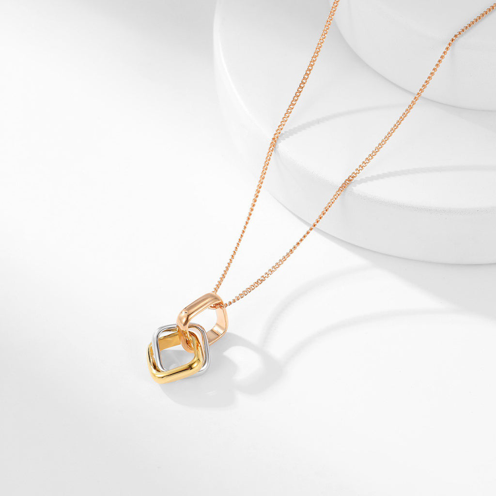 [ELAN LUXE]TRINITY CUSHION NECKLACE COLLECTION