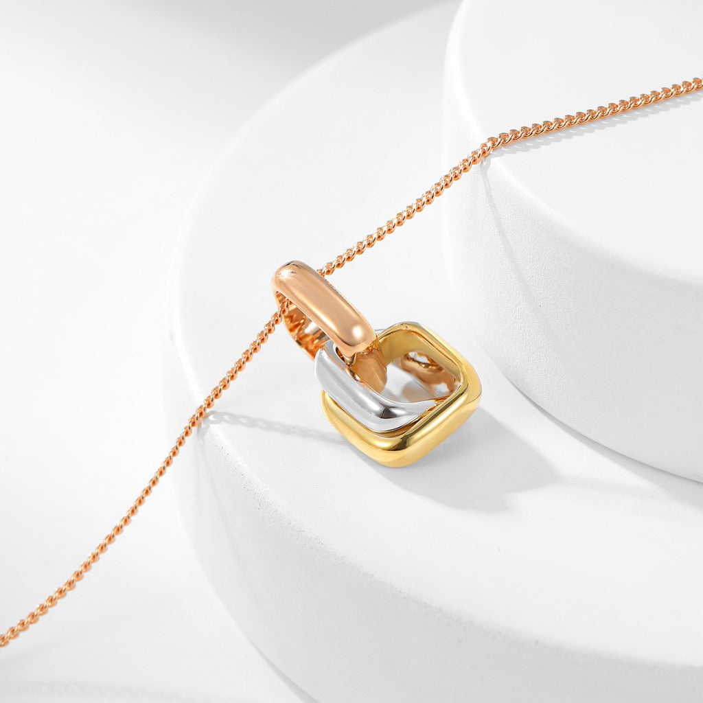[ELAN LUXE]TRINITY CUSHION NECKLACE COLLECTION