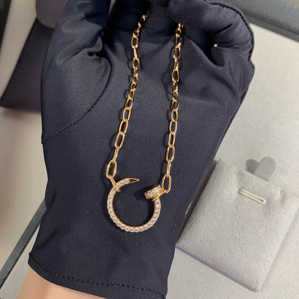 [ELAN LUXE]JUSTE NECKLACE FULL DIAMONDS