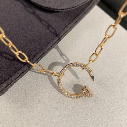 [ELAN LUXE]JUSTE NECKLACE FULL DIAMONDS