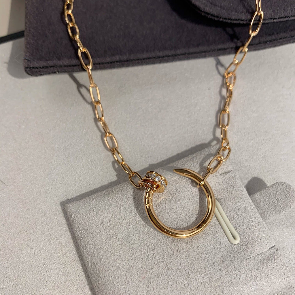 [ELAN LUXE]JUSTE NECKLACE FULL DIAMONDS