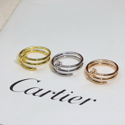[ELAN LUXE]JUSTE RING 4.8MM HALF DIAMOND