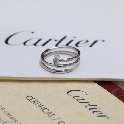 [ELAN LUXE]JUSTE RING 4.8MM HALF DIAMOND
