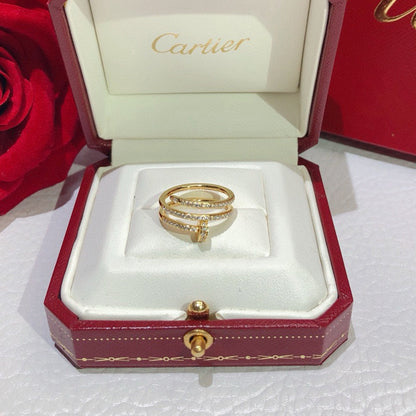 [ELAN LUXE]JUSTE RING 4.8MM FULL DIAMOND