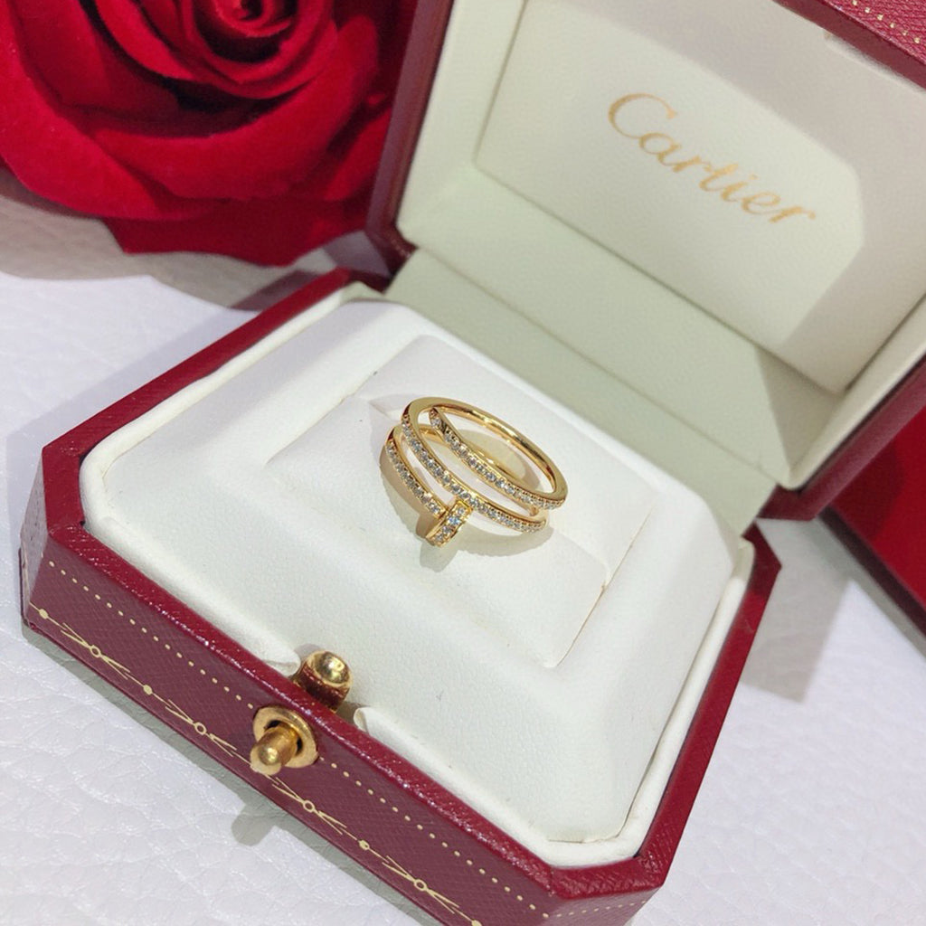 [ELAN LUXE]JUSTE RING 4.8MM FULL DIAMOND