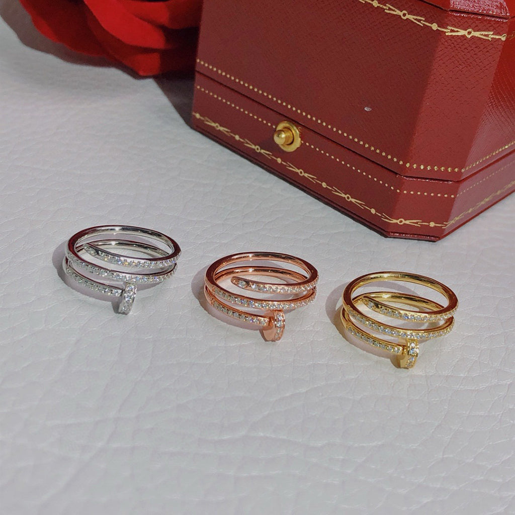 [ELAN LUXE]JUSTE RING 4.8MM FULL DIAMOND
