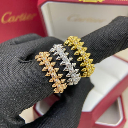 [ELAN LUXE]CLASH 6.4MM SMALL FULL DIAMOND RING