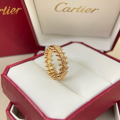 [ELAN LUXE]CLASH 6.4MM SMALL FULL DIAMOND RING
