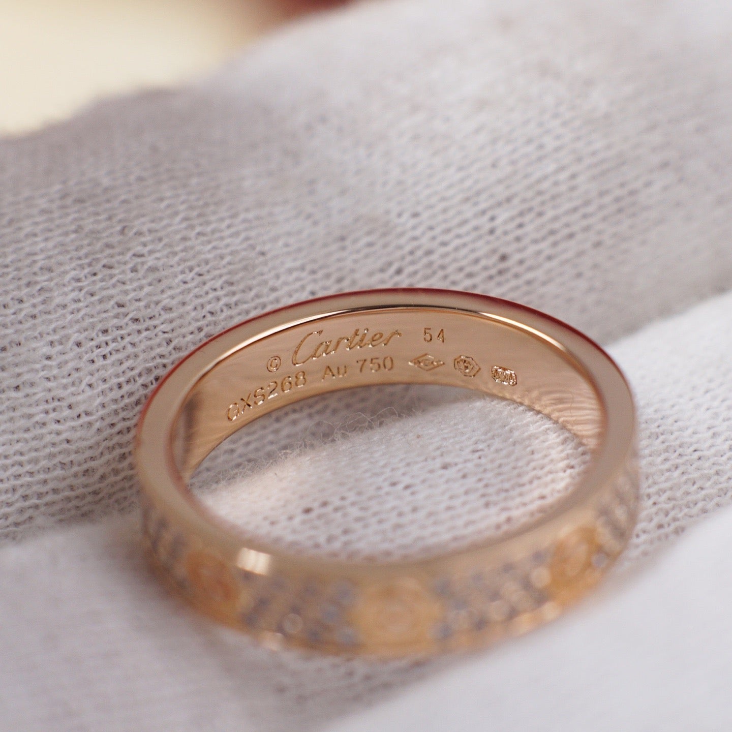 [ELAN LUXE]LOVE RING 4.0MM DIAMOND PAVED