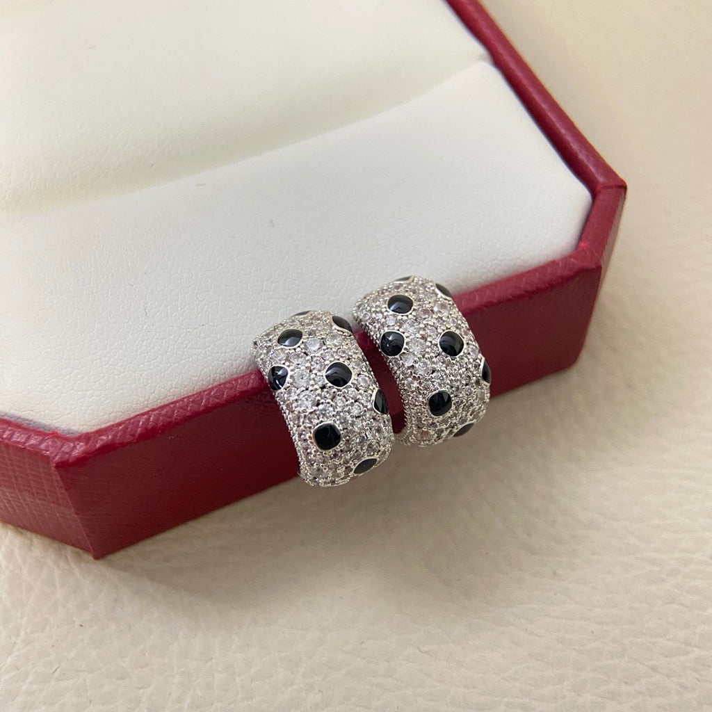 [ELAN LUXE]PANTHERE MINI FULL DIAMOND EARRINGS