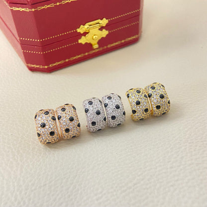 [ELAN LUXE]PANTHERE MINI FULL DIAMOND EARRINGS