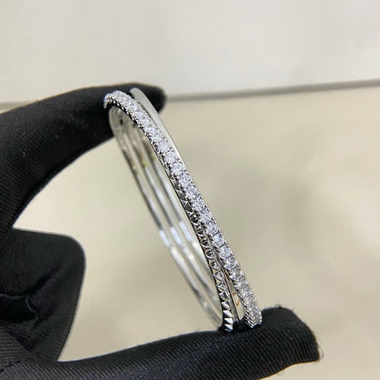 [ELAN LUXE]ETINCELLE HALF-PAVED DIAMOND BRACELET