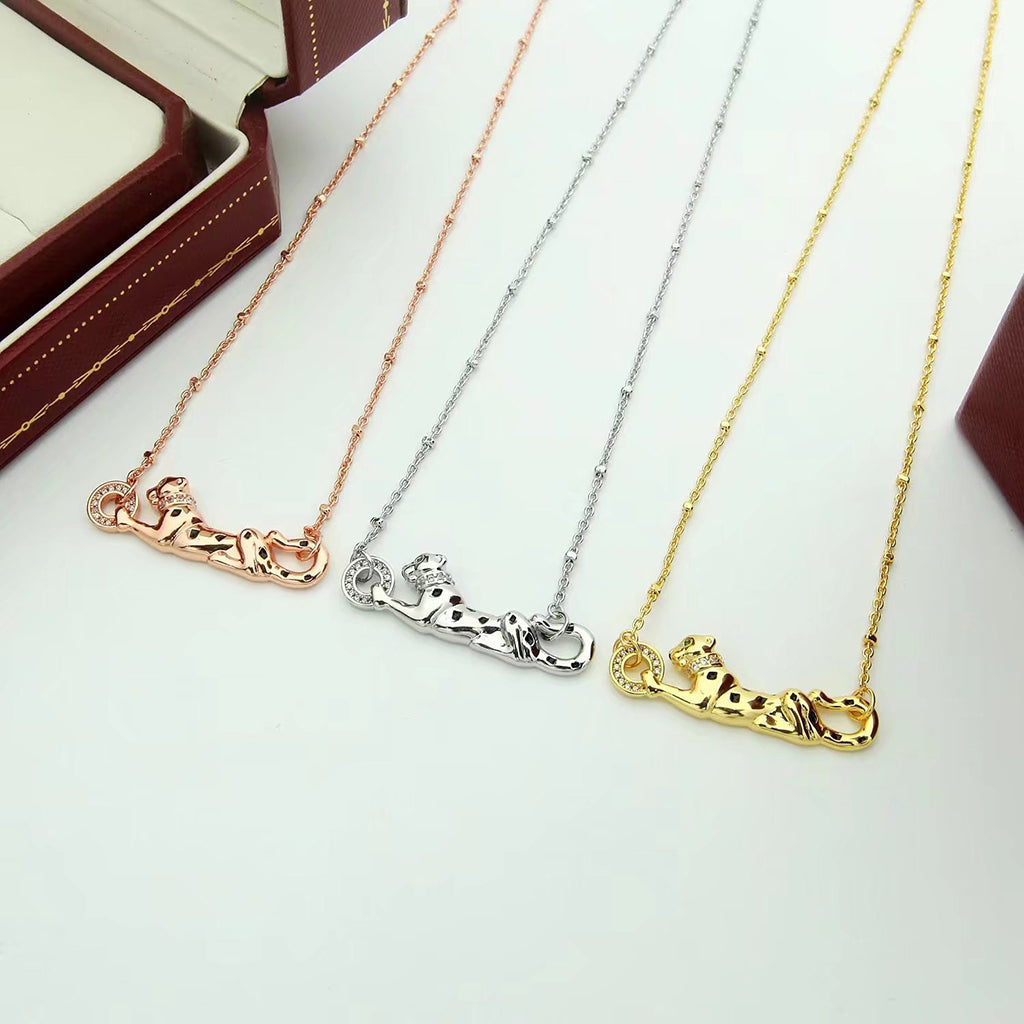 [ELAN LUXE]PANTHERE FULL DIAMOND NECKLACE