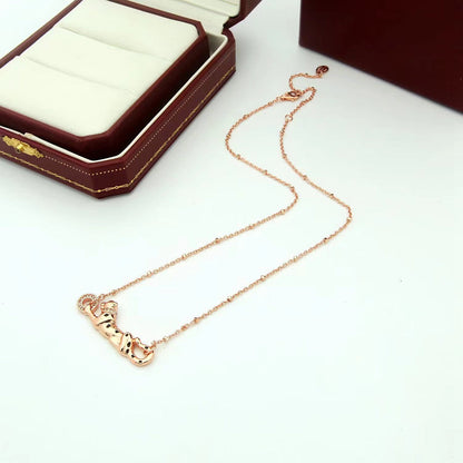 [ELAN LUXE]PANTHERE FULL DIAMOND NECKLACE