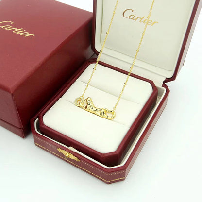 [ELAN LUXE]PANTHERE FULL DIAMOND NECKLACE