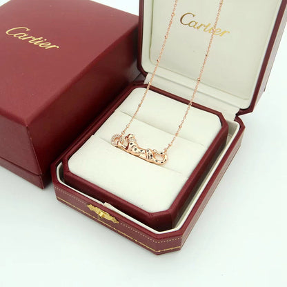 [ELAN LUXE]PANTHERE FULL DIAMOND NECKLACE