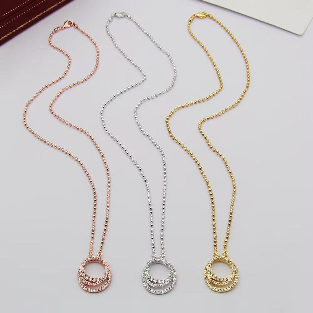 [ELAN LUXE]ETINCELLE  FULL DIAMOND NECKLACE