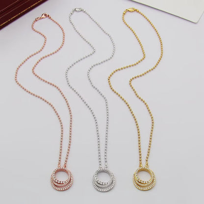 [ELAN LUXE]ETINCELLE  FULL DIAMOND NECKLACE