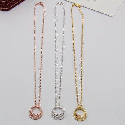 [ELAN LUXE]ETINCELLE  FULL DIAMOND NECKLACE