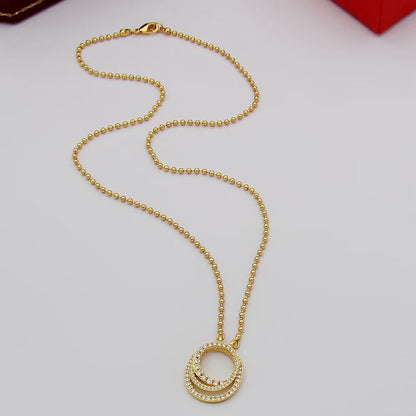 [ELAN LUXE]ETINCELLE  FULL DIAMOND NECKLACE