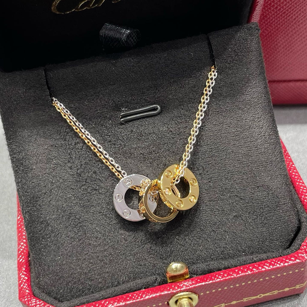 [ELAN LUXE]LOVE 6 DIAMOND PENDANT NECKLACE