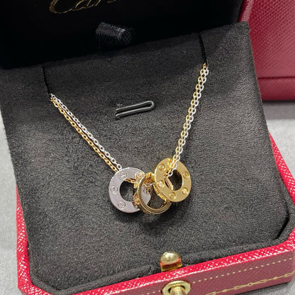 [ELAN LUXE]LOVE 6 DIAMOND PENDANT NECKLACE