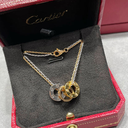 [ELAN LUXE]LOVE 6 DIAMOND PENDANT NECKLACE