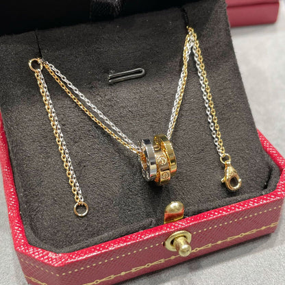 [ELAN LUXE]LOVE 6 DIAMOND PENDANT NECKLACE