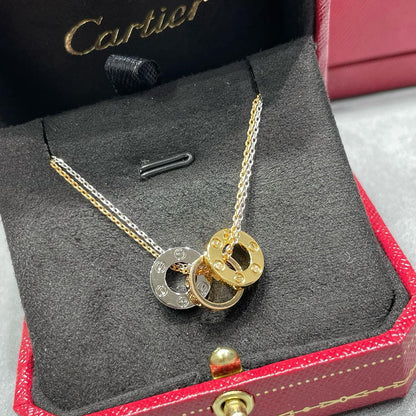 [ELAN LUXE]LOVE 6 DIAMOND PENDANT NECKLACE