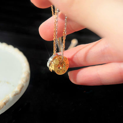 [ELAN LUXE]LOVE 6 DIAMOND PENDANT NECKLACE