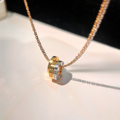 [ELAN LUXE]LOVE 6 DIAMOND PENDANT NECKLACE