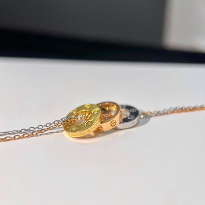 [ELAN LUXE]LOVE 6 DIAMOND PENDANT NECKLACE
