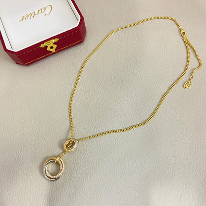 [ELAN LUXE]TRINITY DIAMONDS NECKLACE