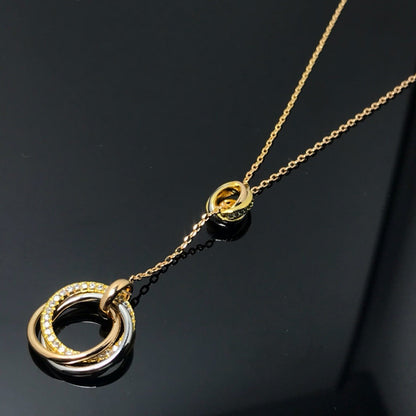 [ELAN LUXE]TRINITY DIAMONDS NECKLACE