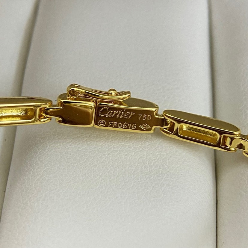 [ELAN LUXE]PANTHERE HALF DIAMOND ON CHAIN BRACELET