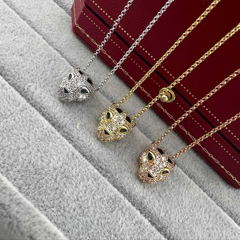 [ELAN LUXE]PANTHERE FULL DIAMOND NECKLACE