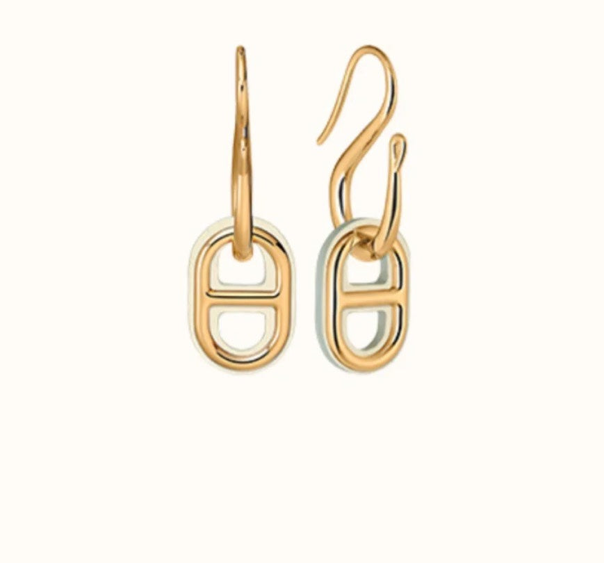 [ELAN LUXE]HM O'MAILLON GOLD EARRINGS